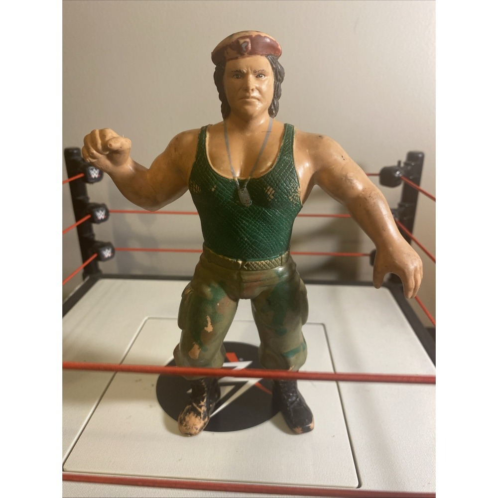 1986 LJN Corporal Kirchner WWF Wrestling Superstars Titan Sports Stamped P3
